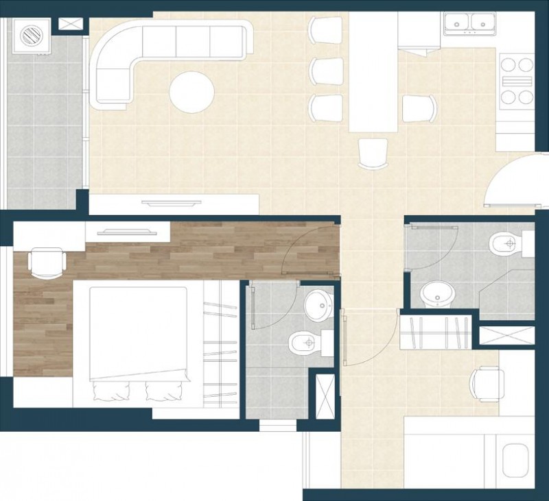 Tư vấn thiết kế nội thất chung cư Tropic Garden 65m2