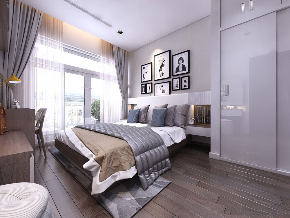 Thiết kế nội thất chung cư 109m2 Vinhomes Central Park – Anh Lộc