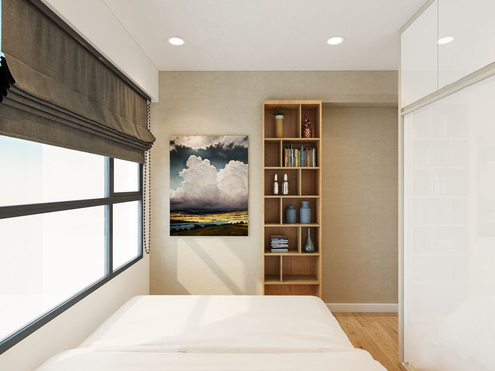 Thiết kế nội thất chung cư Masteri Thảo Điền 74m2 &#8211; Anh Nghĩa