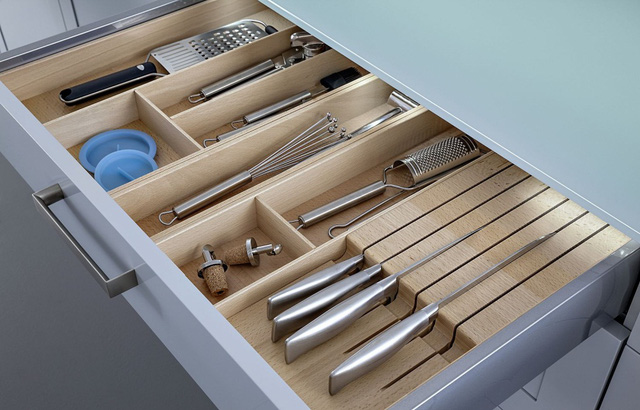 Bí quyết giúp tủ bếp tối ưu hóa 95% diện tích sử dụng