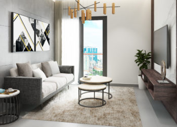 Thiết kế nội thất Căn hộ 1PN dự án Feliz En Vista 1BR/PN 57.77M2 – 51.92M2
