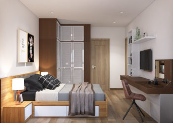 Thi công nội thất căn hộ Palm Height 3PN