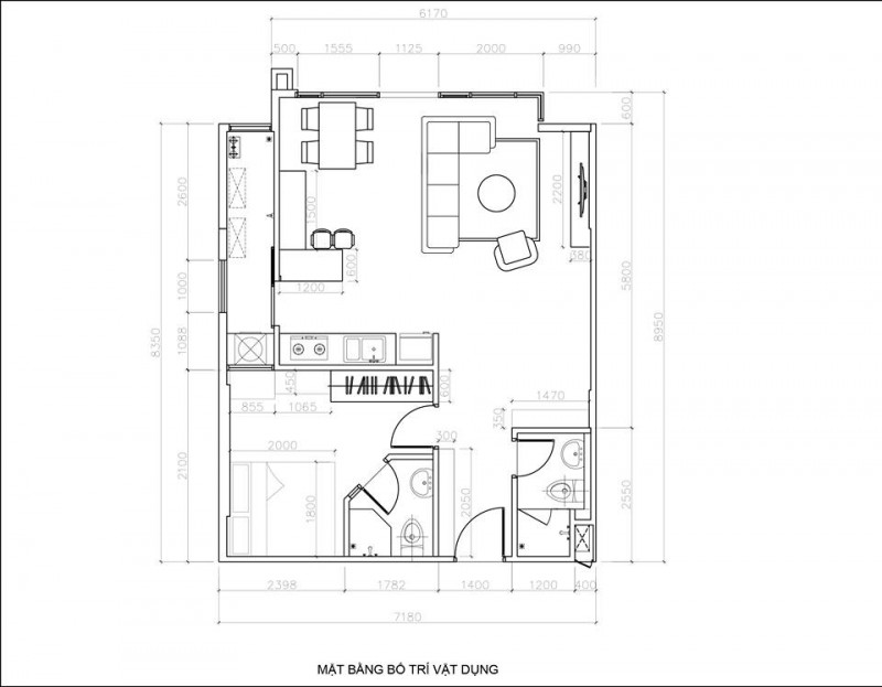 Thiết kế nội thất chung cư Flora Anh Đào 65m2