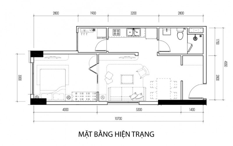 Tư vấn thiết kế nội thất căn hộ Lexington 48.5m2