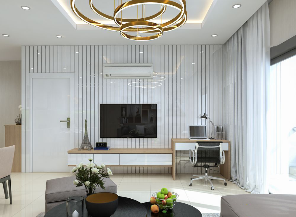 Thiết kế nội thất căn hộ chung cư 103m2 Everrich Infinity &#8211; Anh Vương