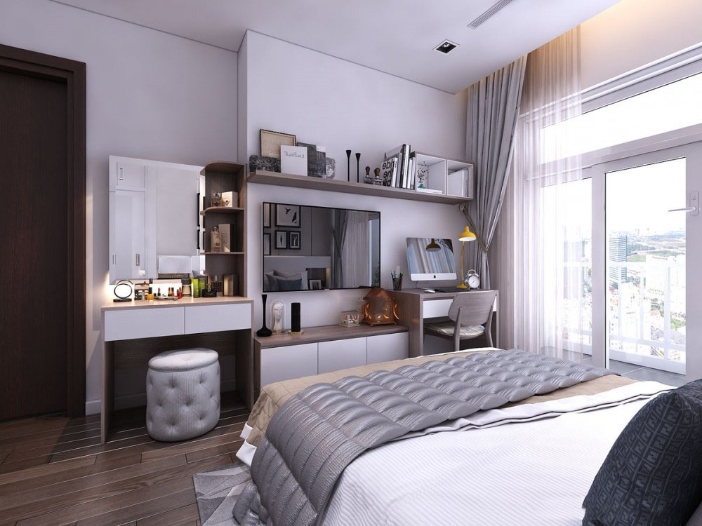 Thiết kế nội thất chung cư 109m2 Vinhomes Central Park – Anh Lộc