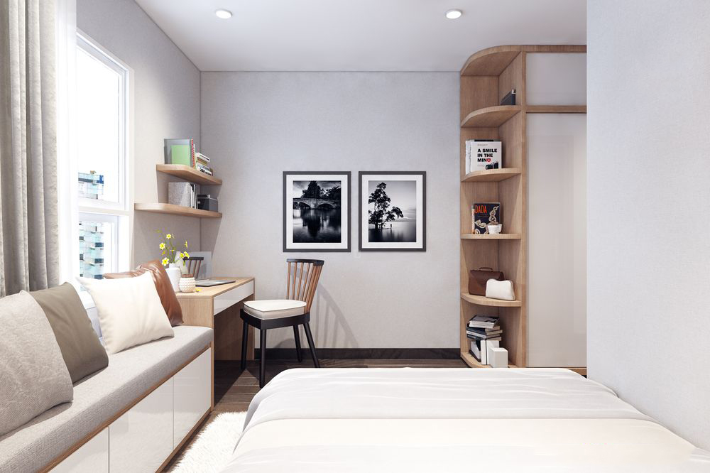 Thiết kế nội thất chung cư Lexington 66m2 – Chị Trang