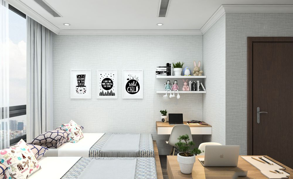 Thiết kế nội thất chung cư 75m2 Vinhomes Central Park – Chị Trang