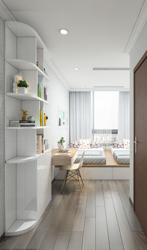 Thiết kế nội thất chung cư 75m2 Vinhomes Central Park – Chị Trang