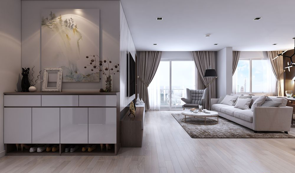 Thiết kế nội thất căn hộ chung cư 85m2 Everrich Infinity – Chị Liên