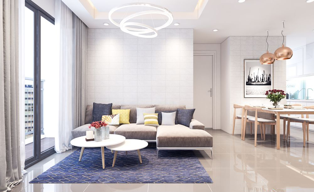 Thiết kế nội thất chung cư 68m2 Masteri Thảo Điền – Anh Dũng
