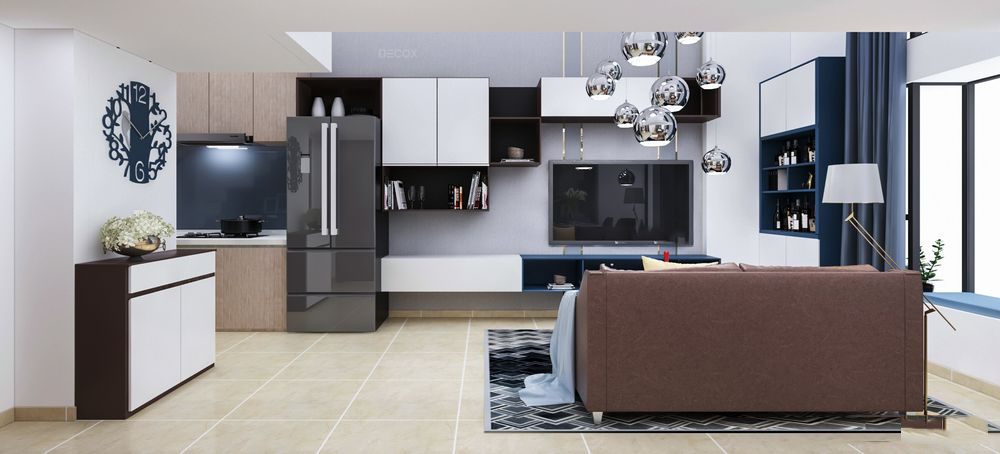 Thiết kế nội thất chung cư La Astoria 51m2 &#8211; Anh Nam