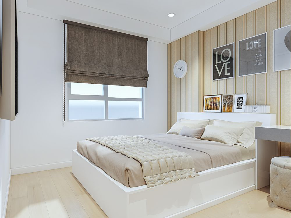 Thiết kế nội thất chung cư Masteri 60m2 &#8211; Chị Dung