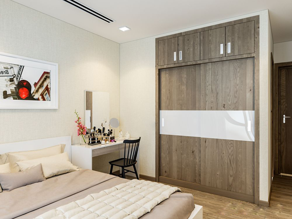 Thiết kế nội thất chung cư 62m2 Vinhomes Central Park &#8211; Chị Hà