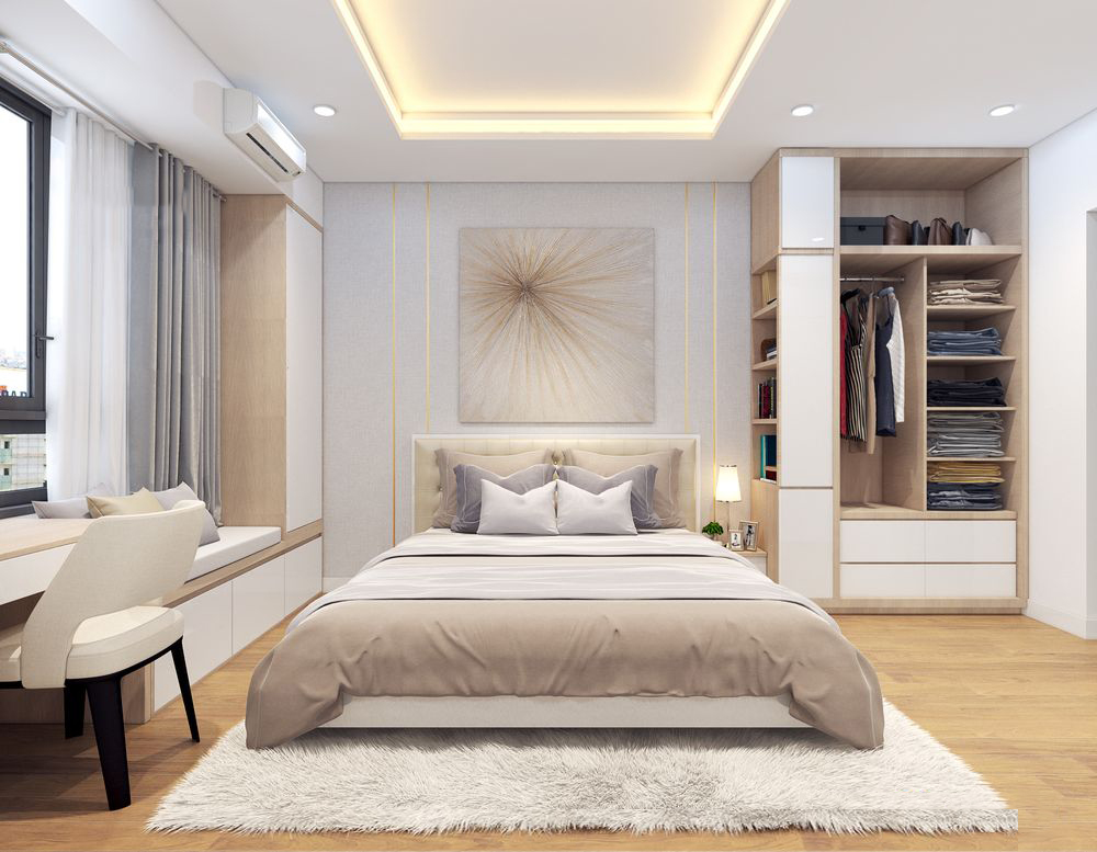 Thiết kế nội thất chung cư Masteri Thảo Điền 66m2 &#8211; Chị Hiền
