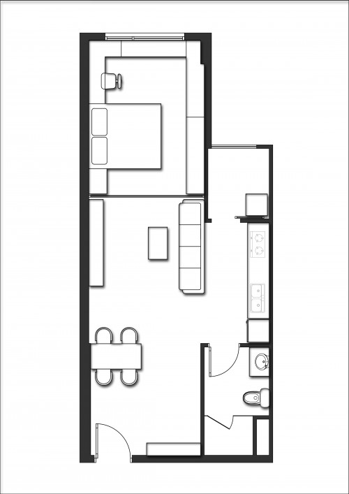 Tư vấn thiết kế nội thất chung cư Lexington 48.5m2
