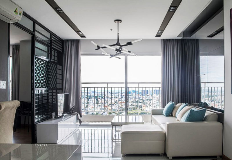 Thi công nội thất chung cư Sunrise City 50m2 – anh Tú