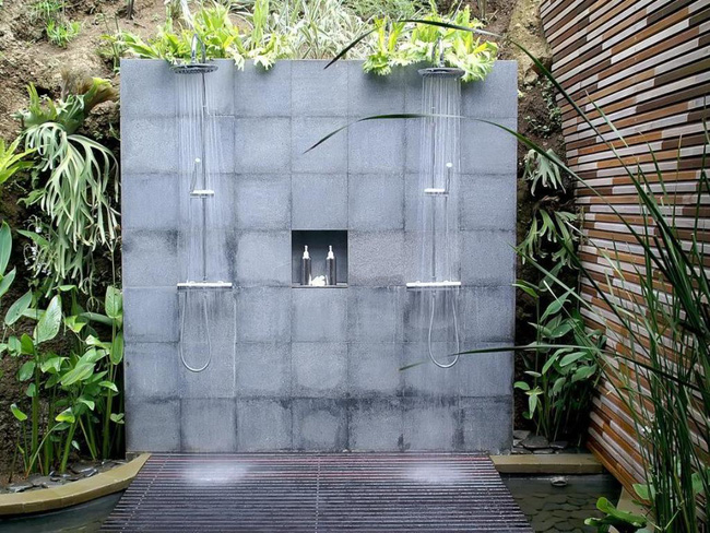 Nhà tắm ngoài trời, cách đơn giản để mang thiên đường vào không gian sống