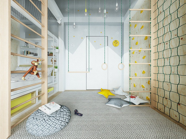 10 mẫu phòng ngủ cho bé đầy màu sắc và không gian vui chơi