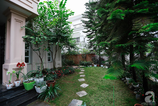 Biệt thự sân vườn sở hữu những khoảng xanh đẹp đến từng chi tiết của vợ chồng KTS ở Hà Nội