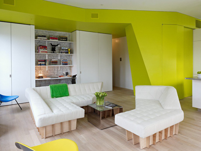 Căn hộ nhỏ hiện đại với thiết kế nội thất thông minh này sẽ làm cho bạn luôn tràn đầy ý tưởng