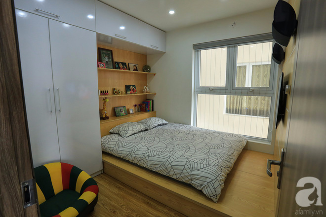 Chỉ vỏn vẹn 65m² nhưng căn hộ này cũng đủ để chủ nhân rời phố lớn trung tâm Hà Nội về ở chung cư