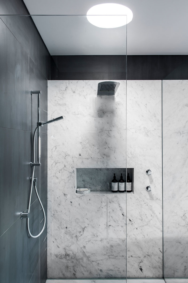 5 cách làm nhà tắm đẹp lên tức khắc nhờ đá cẩm thạch