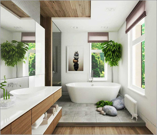 “Nhà tắm thực vật” – cách đơn giản để nhà tắm thêm mát mẻ trong ngày hè nắng nóng