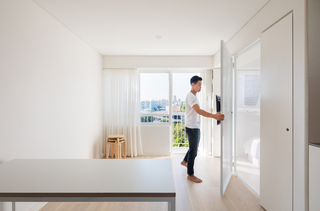 Áp dụng cách thiết kế của người Nhật, căn hộ 24m² trở nên rộng rãi và thoáng mát đến khó tin
