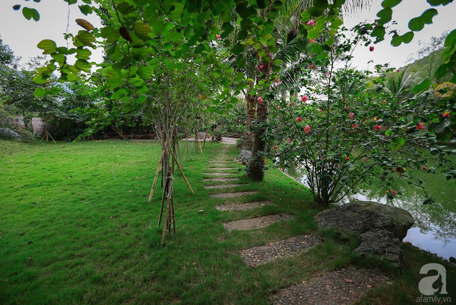 Nhà vườn xanh mát bóng cây, hoa nở đẹp đến "nghẹt thở" cách Hà Nội 45 phút chạy xe