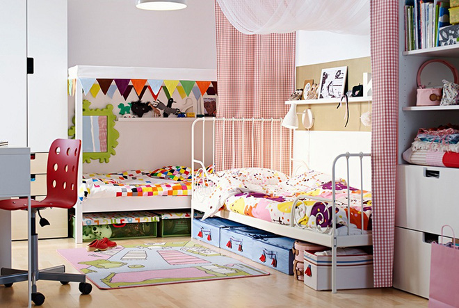 Nếu được sở hữu những phòng ngủ lung linh như thế này hẳn bé nhà bạn sẽ rất thích