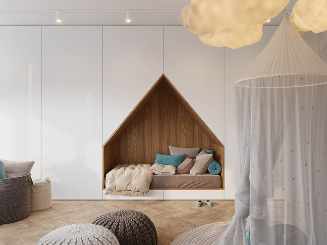 Những mẫu phòng ngủ đẹp mê ly như thế giới thần kỳ dành cho trẻ nhỏ
