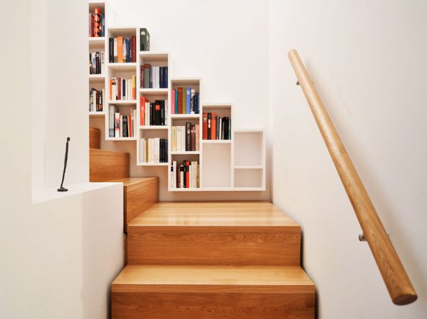 19 giá sách kết hợp với cầu thang khiến bạn yêu ngay từ cái nhìn đầu tiên