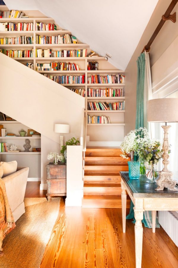 19 giá sách kết hợp với cầu thang khiến bạn yêu ngay từ cái nhìn đầu tiên