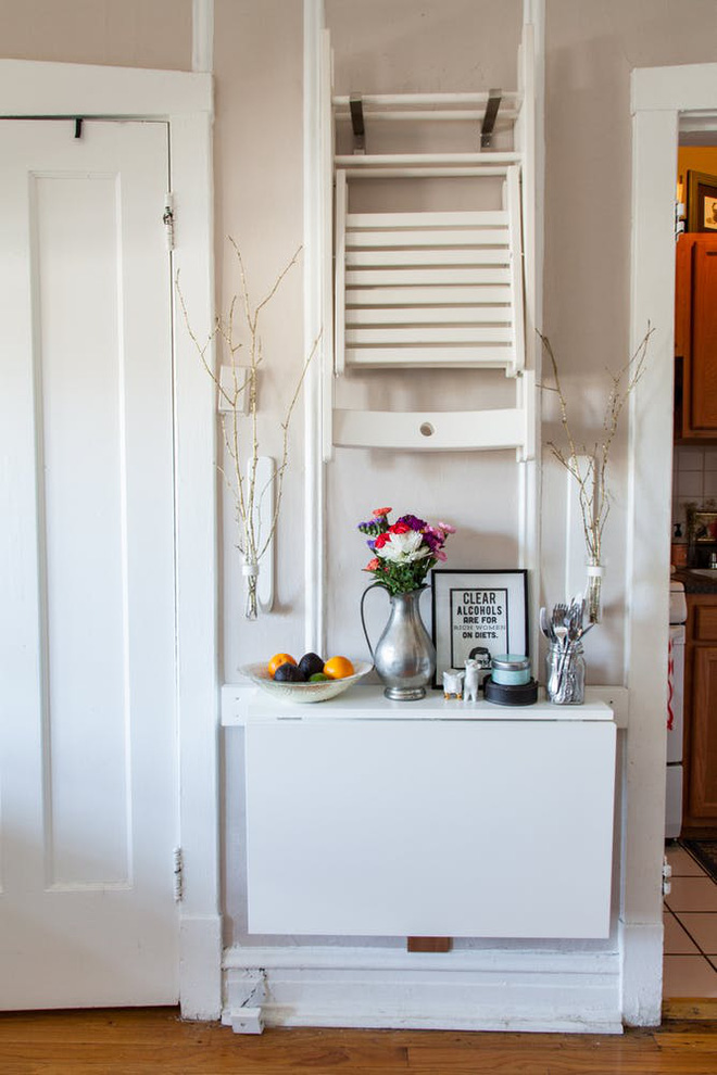 Căn hộ 30m² nhưng có cả góc thiền và khu vườn xanh mướt mắt của cặp đôi cá tính - Ảnh 16. Căn hộ 30m² nhưng có cả góc thiền và khu vườn xanh mướt mắt của cặp đôi cá tính