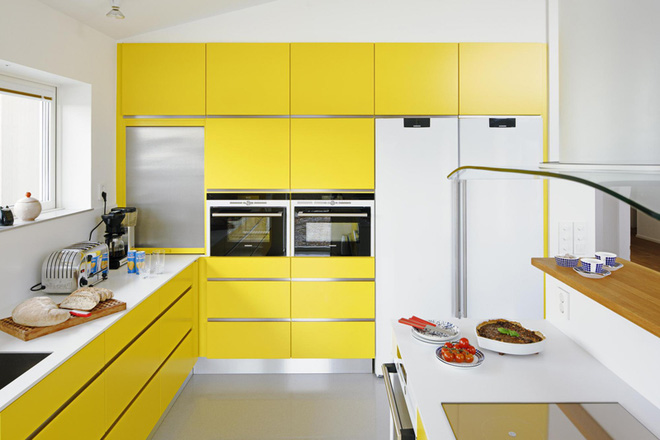 Những phòng bếp làm bừng sáng không gian sống gia đình