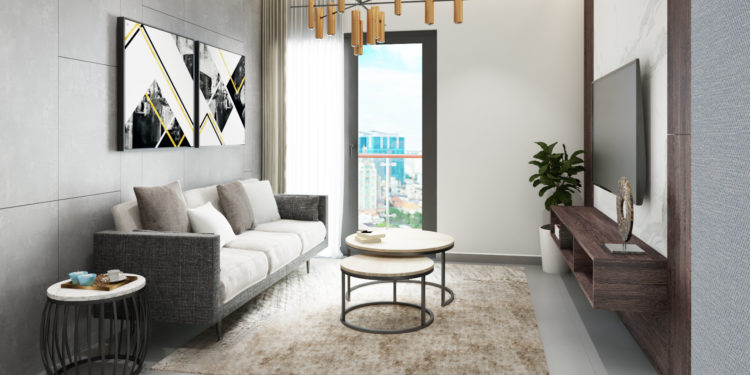 Thiết kế nội thất Căn hộ 1PN dự án Feliz En Vista 1BR/PN 57.77M2 – 51.92M2