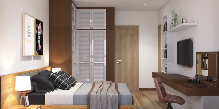 Thi công nội thất căn hộ Palm Height 3PN